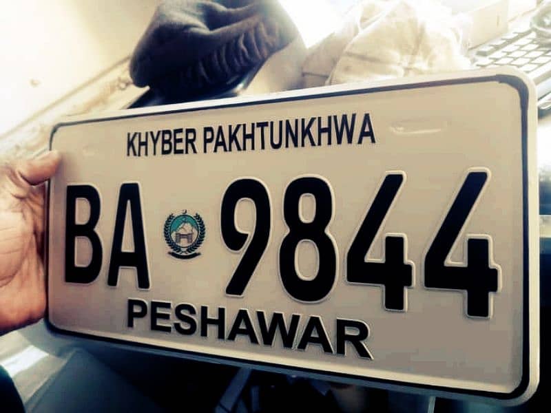 custome vehicle number plate ¥ car and baike new embossed number plate 7