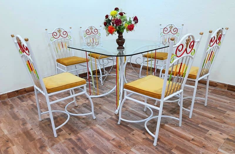 DINING TABLE 6 CHAIRS NEW CONDITION 5