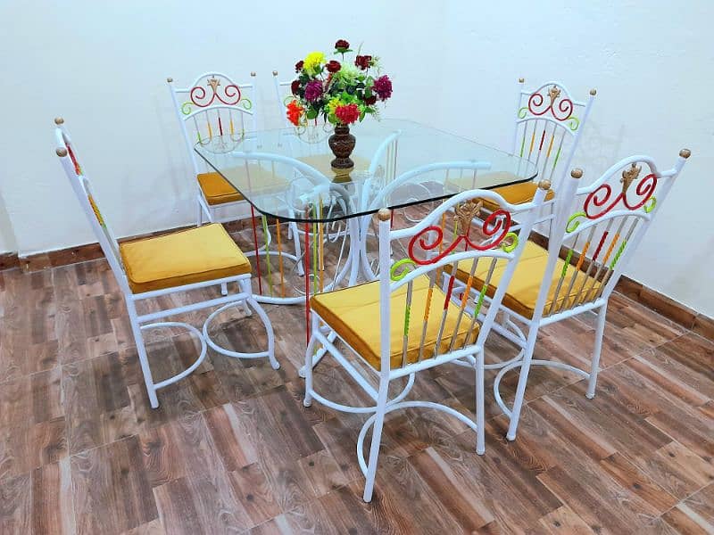 DINING TABLE 6 CHAIRS NEW CONDITION 13