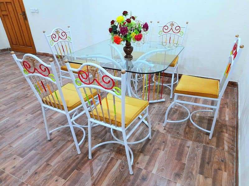 DINING TABLE 6 CHAIRS NEW CONDITION 14