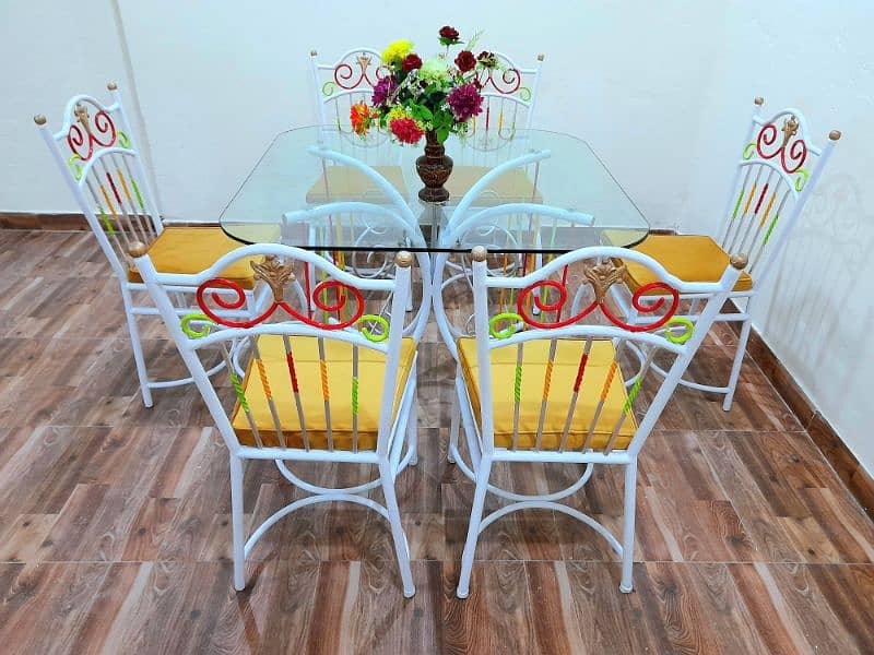 DINING TABLE 6 CHAIRS NEW CONDITION 18