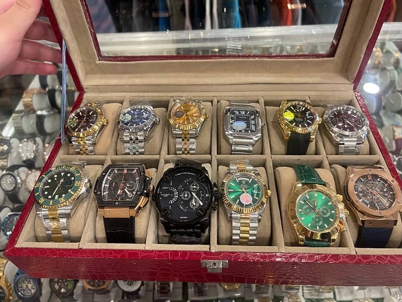 watches for sales brand new on wholesale along with counter and boxes 4