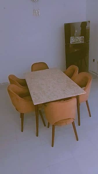 6 Seater Modern Dinning Table 10