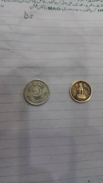 Old Historical Indian&pakistani Coin since 1963 1