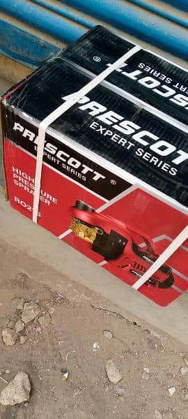 PRESCOTT Branded High Pressure Jet Washer - 110 Bar, Induction 5