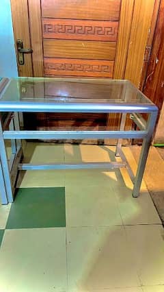 2 jewelry aluminum display table in Best condition