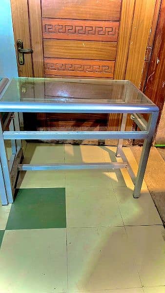2 jewelry aluminum display table in Best condition 0
