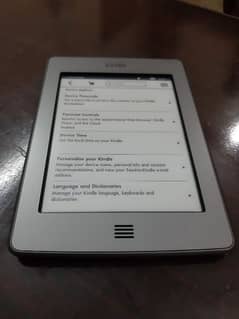 Amazon Kindle Touch 4th generation.