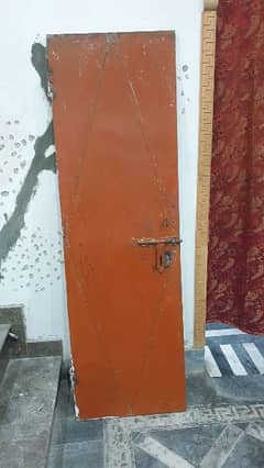 Old Heavy Iron Door, Measurements: 69 inches × 21 Inches