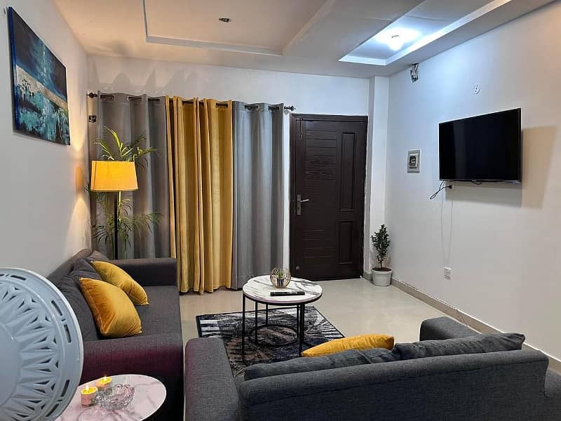 Brand new furnished 1 bedroom apartment for rent in phase 4 civic centre bahria town rawalpindi 15