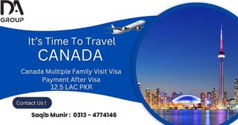 Canada Multiple Visit Visa for family on done base 0