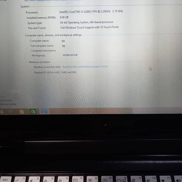 Asus touch screen laptop 360 i5 5th generation 13