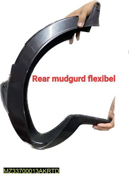 flexible mudguard set for 70 cc bike 2