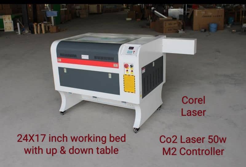 Co2 Laser Cutting Machine with Screen Protector Software, 6
