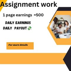 Online assignment jobs/ Constant written