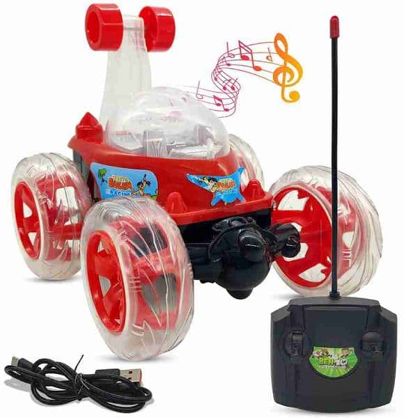 stunt Car with remote and more toys 0