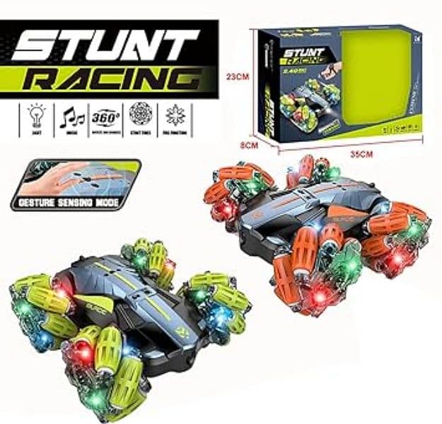 stunt Car with remote and more toys 15