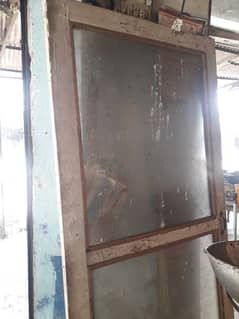 door with glass fiting