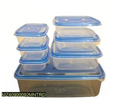 Food storage box container , pack of 7. .