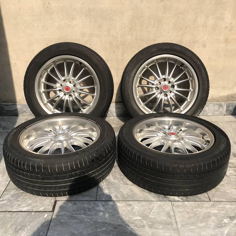 Alloy wheels 17'' with low profile tires 15