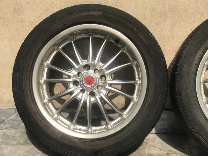Alloy wheels 17'' with low profile tires 18