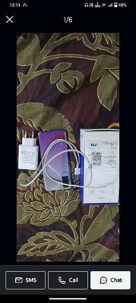 vivo y53s. box charger .  12.128 . exchange possible 3