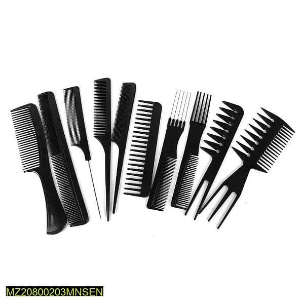 Professional Salon Hair Cumb Set,  Pack of 10 1