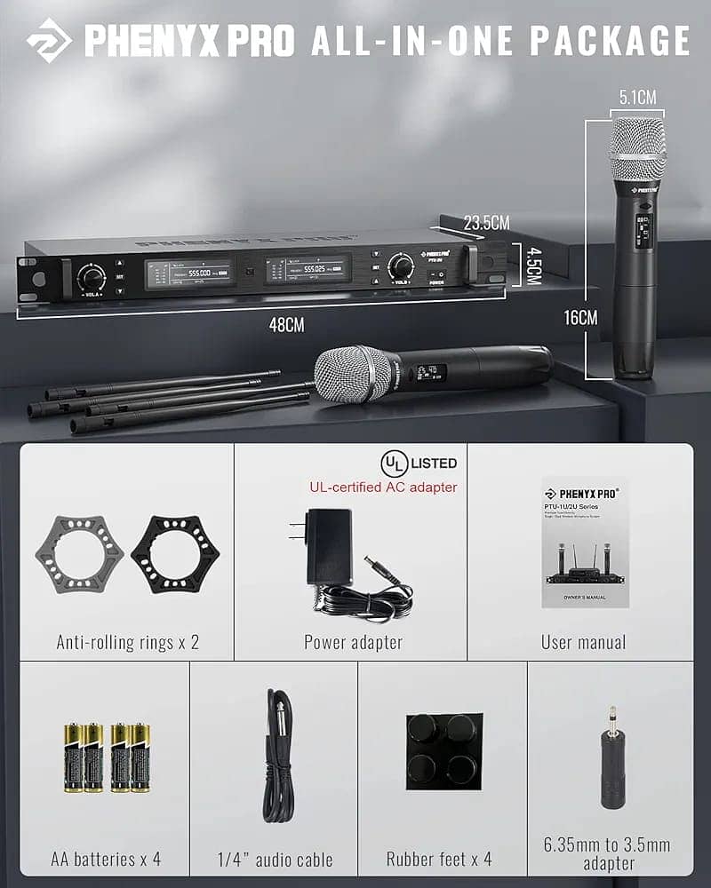 Phenyx Pro Wireless Microphone System/Microphone for sale 2