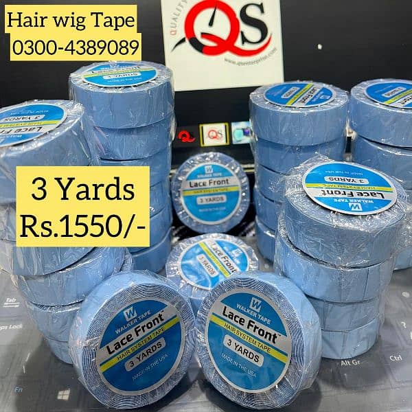 Walkers LACE Front Hair System Tape Roll BLUE 3 Yards - Double sided 0