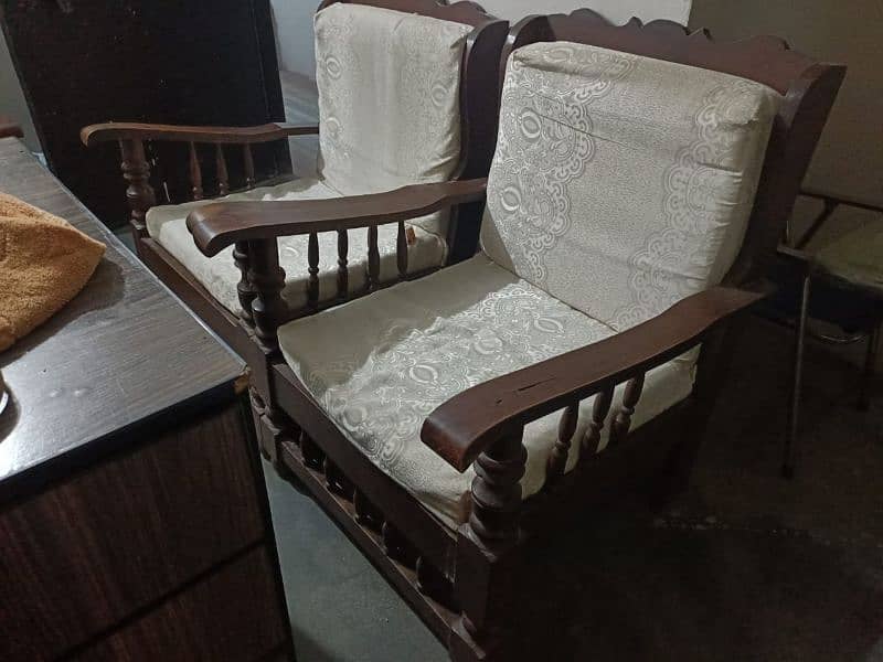 rocking chair,office table ,sofa set 3