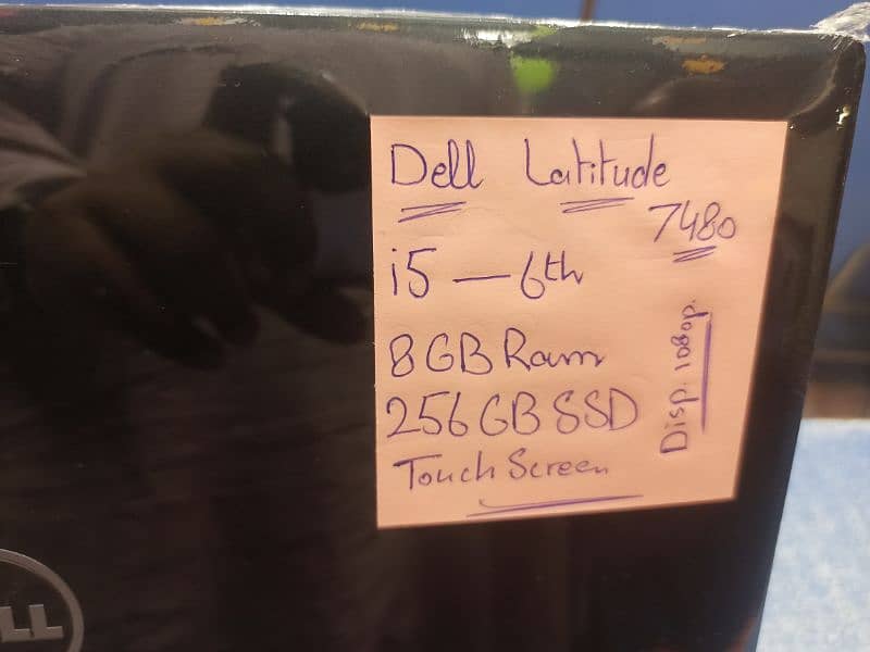 Dell Latitude 7480, i5 6th Gen 8GB Ram 256GB SSD 14" FHD Touch Display 5
