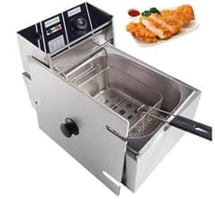 Single Electric Deep Fryer Steel French Fries Electric Frying machine