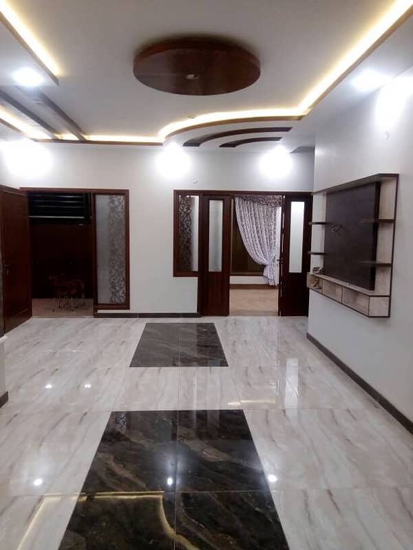 Brand New 240yrds 4 Bedrooms D/D 2nd Floor Portion With Roof For Sale In Gulshan-E-Iqbal 8