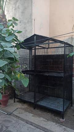 Iron Bird Cage/Hen Cage 6 x 3 ft 0