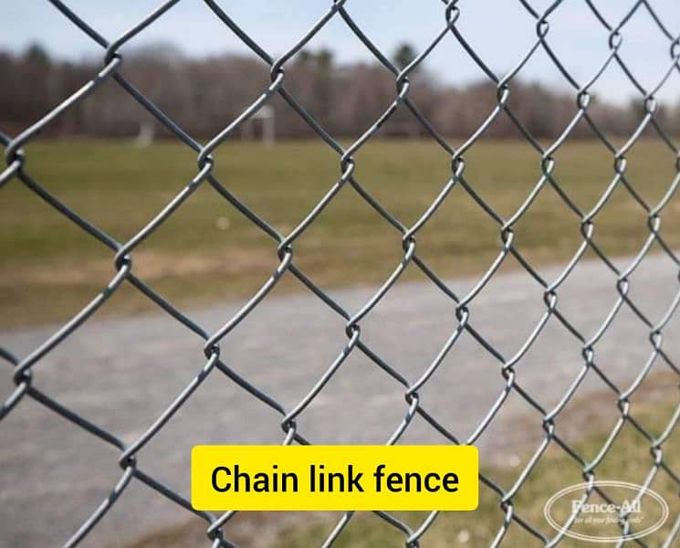 chain link fence razor wire barbed wire security mesh pipe jali 6