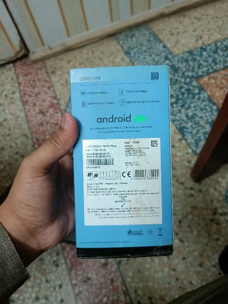 Oppo F 19, With Box , Slightly Used Mob 1
