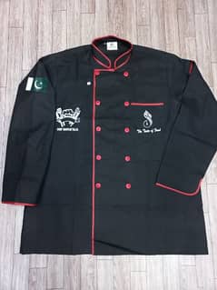 Chef Coat with customized logo and name print