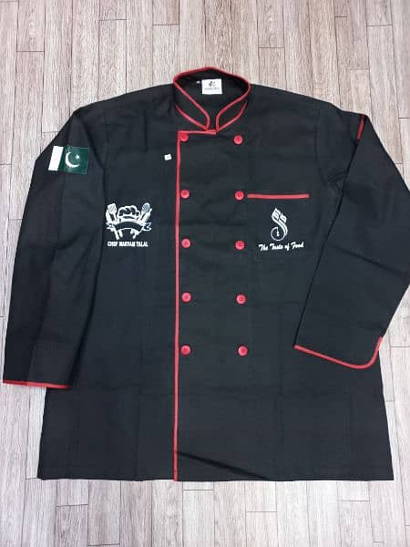 Chef Coat with customized logo and name print 0