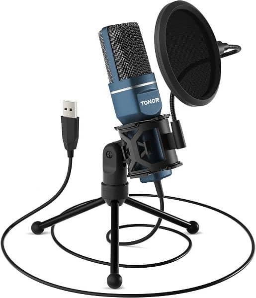 TONOR USB Microphone, Cardioid Condenser Computer Microphone, 0