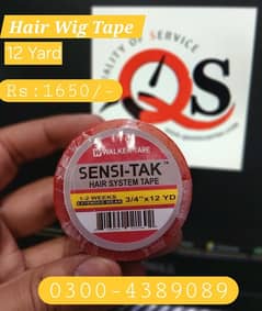 Sensi-Tak 12 Yard Red Roll Hair System Tape