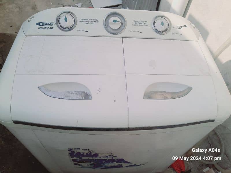 waves washing machine with spiner good condition 1