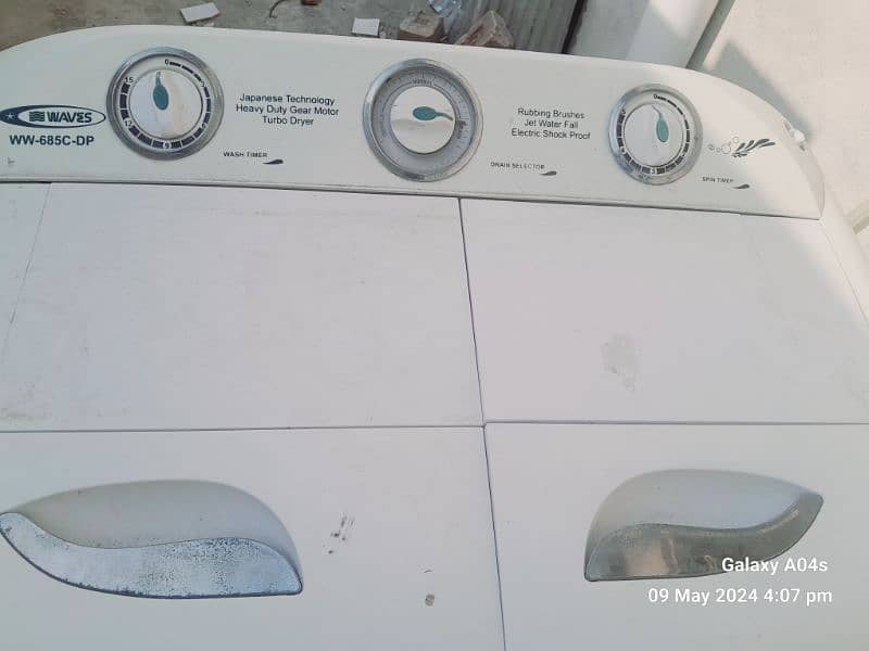 waves washing machine with spiner good condition 2