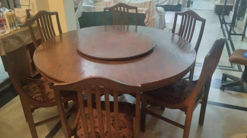 Wooden Dining table set 0