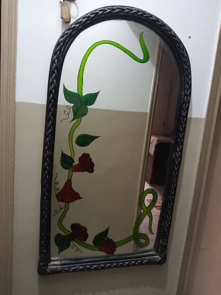 Beautiful Painting Wall Mirror CONTACT Whtsapp or Call 03362838259 1