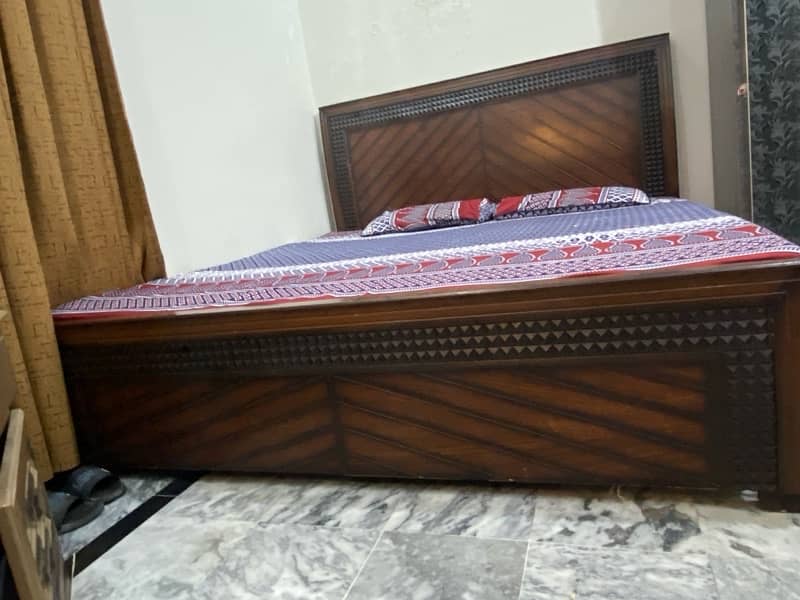 double bed for sale with mattress 0