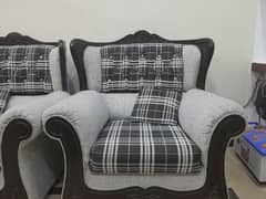great sofa set 3-1-3-1 four sofas great condition slightly use likenew