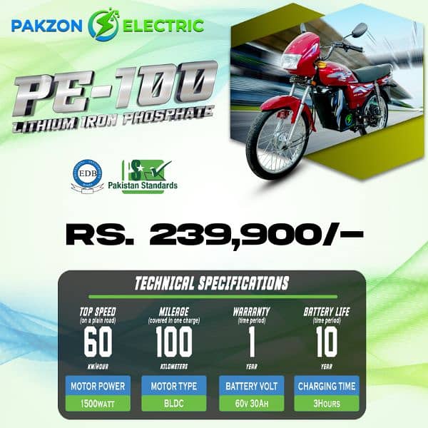 PES-100L Pakzon Electric Bike for Sale 8