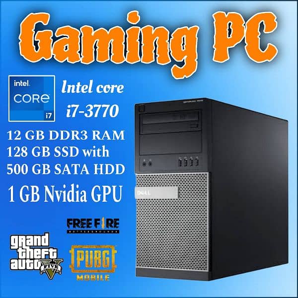 Dell 3rd gen i7 Gaming PC 0