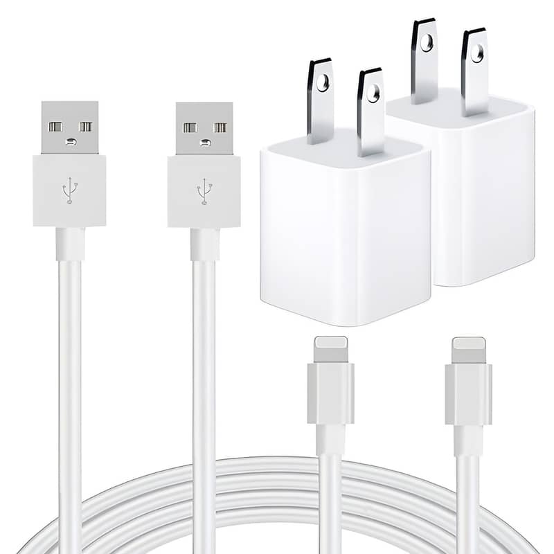 iPhone charger with cable iphone charger 5w Compatible with All phone' 1