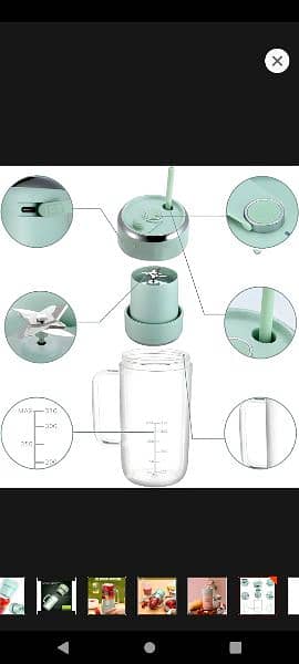 Mini juicer blender | Portable Rechargeable mini juicer 6